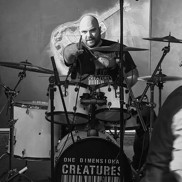 Piotr Ignatowicz - Drummer in One Dimensional Creatures
